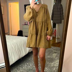 Tan Zara dress